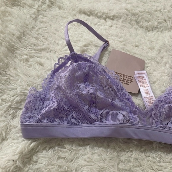 Savage X Fenty Purple Lace Bralette with Adjustable Straps - Picture 11 of 12
